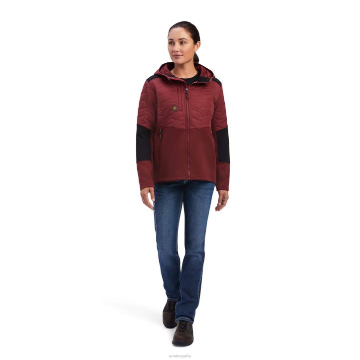 Chaqueta aislante resistente al agua Rebar Cloud 9 Ariat mujer puerto tapas 044J3621
