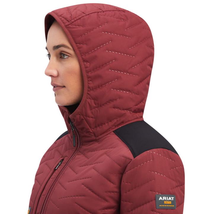 Chaqueta aislante resistente al agua Rebar Cloud 9 Ariat mujer puerto tapas 044J3621