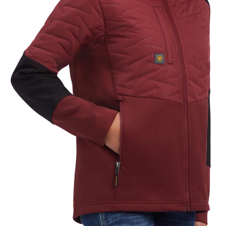 Chaqueta aislante resistente al agua Rebar Cloud 9 Ariat mujer puerto tapas 044J3621