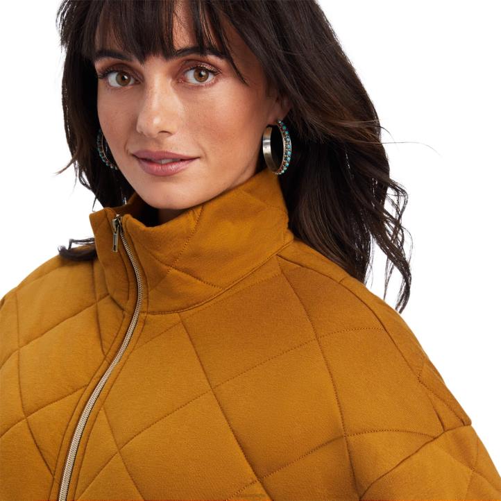 chaqueta acolchada Ariat mujer marrón bronce tapas 044J3608