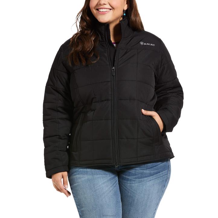 chaqueta aislante crius Ariat mujer negro tapas 044J3480