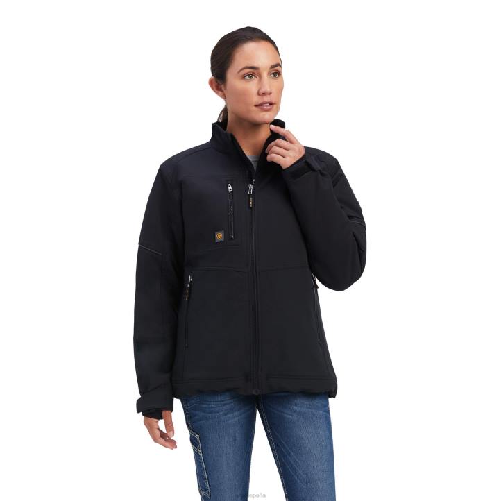chaqueta aislante rebar dri-tek durastretch Ariat mujer negro tapas 044J3516