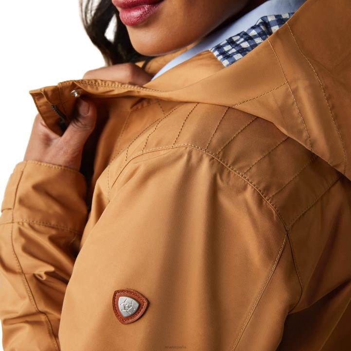 chaqueta atherton Ariat mujer camello tapas 044J3571