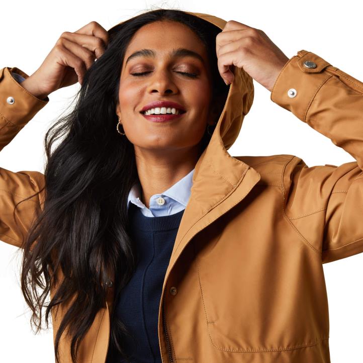 chaqueta atherton Ariat mujer camello tapas 044J3571