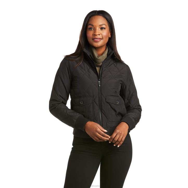 chaqueta bomber atlas Ariat mujer negro tapas 044J3632