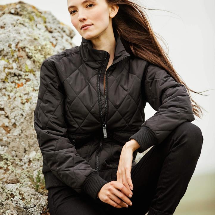 chaqueta bomber atlas Ariat mujer negro tapas 044J3632