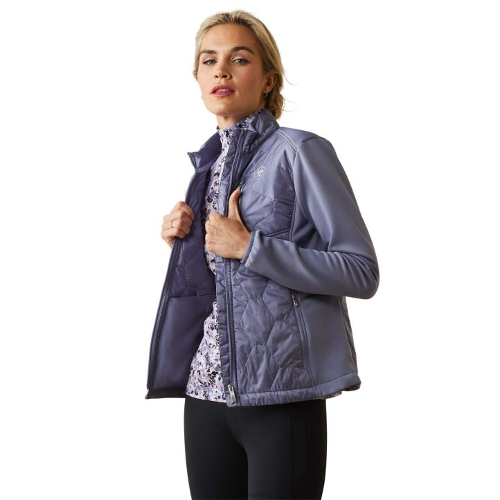 chaqueta con aislamiento de fusión Ariat mujer granito oscuro tapas 044J3594