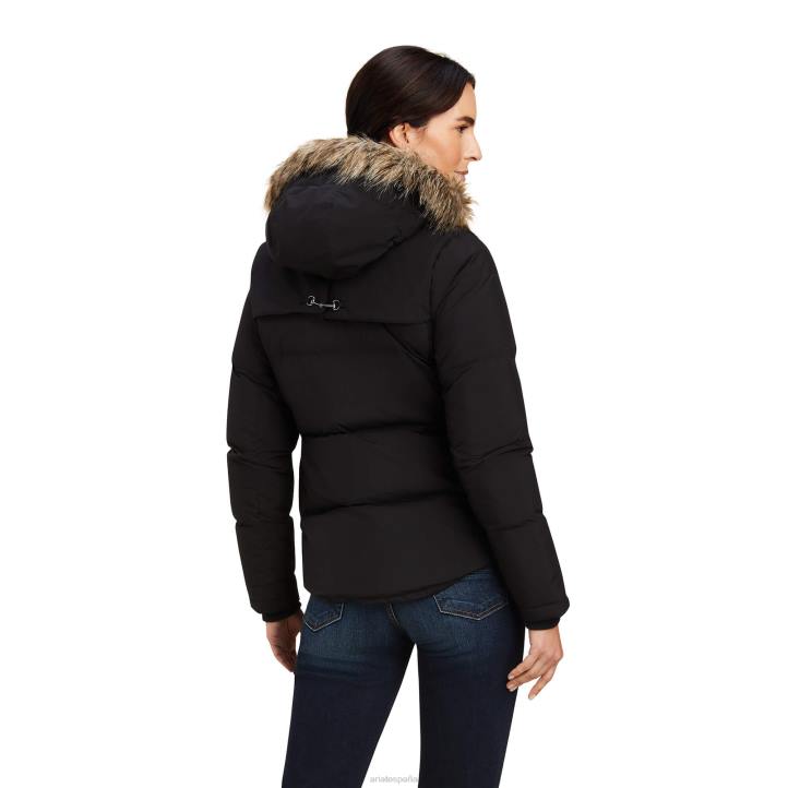 chaqueta de plumas clairborne Ariat mujer negro tapas 044J3636