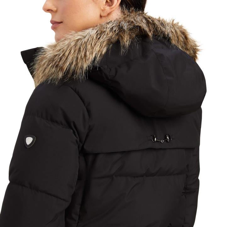 chaqueta de plumas clairborne Ariat mujer negro tapas 044J3636