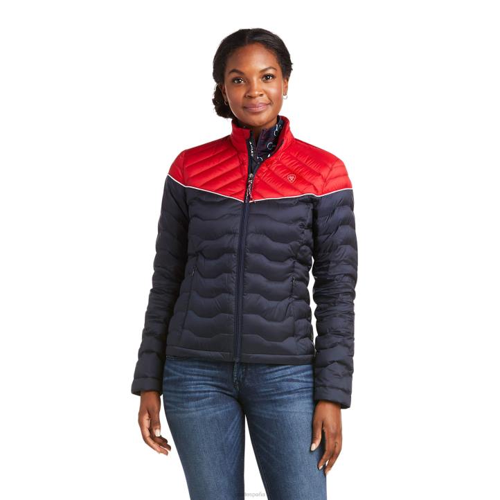 chaqueta de plumas ideal 3.0 Ariat mujer bloque de color del equipo tapas 044J3649