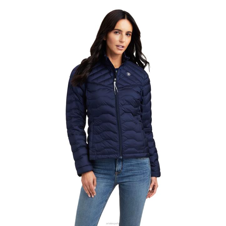 chaqueta de plumas ideal Ariat mujer eclipse naval tapas 044J3527