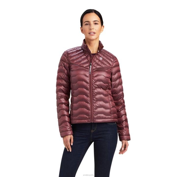 chaqueta de plumas ideal Ariat mujer soy jengibre salvaje tapas 044J3560