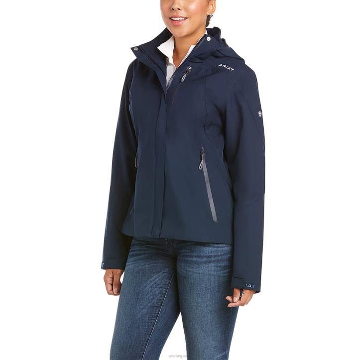 chaqueta impermeable costera Ariat mujer Armada tapas 044J3553