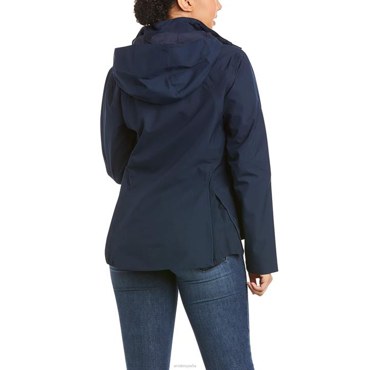 chaqueta impermeable costera Ariat mujer Armada tapas 044J3553