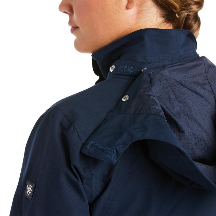 chaqueta impermeable costera Ariat mujer Armada tapas 044J3553