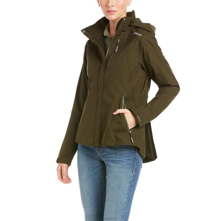 chaqueta impermeable costera Ariat mujer reliquia tapas 044J3538