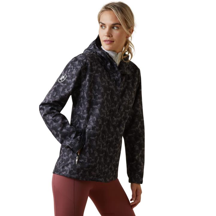 chaqueta impermeable para espectadores Ariat mujer caballo de camuflaje periscopio tapas 044J3590