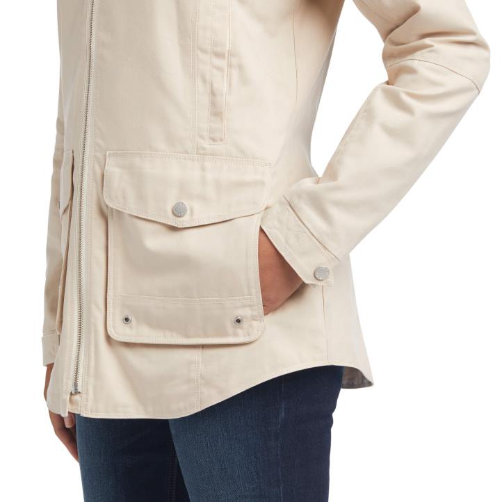 chaqueta primaveral Ariat mujer crema tapas 044J3565
