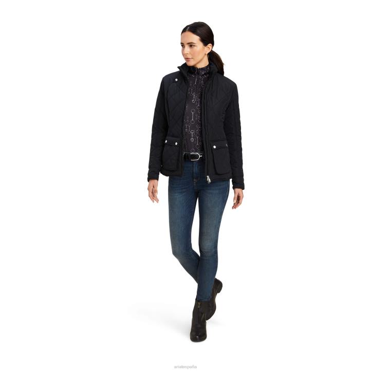 chaqueta provinciana Ariat mujer negro tapas 044J3490