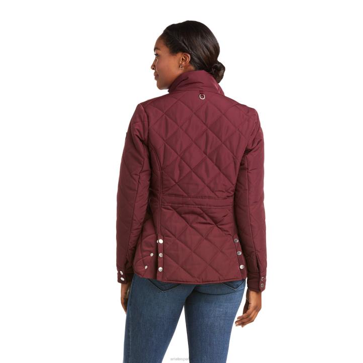 chaqueta provinciana Ariat mujer vino de windsor tapas 044J3583