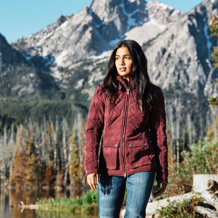 chaqueta provinciana Ariat mujer vino de windsor tapas 044J3583