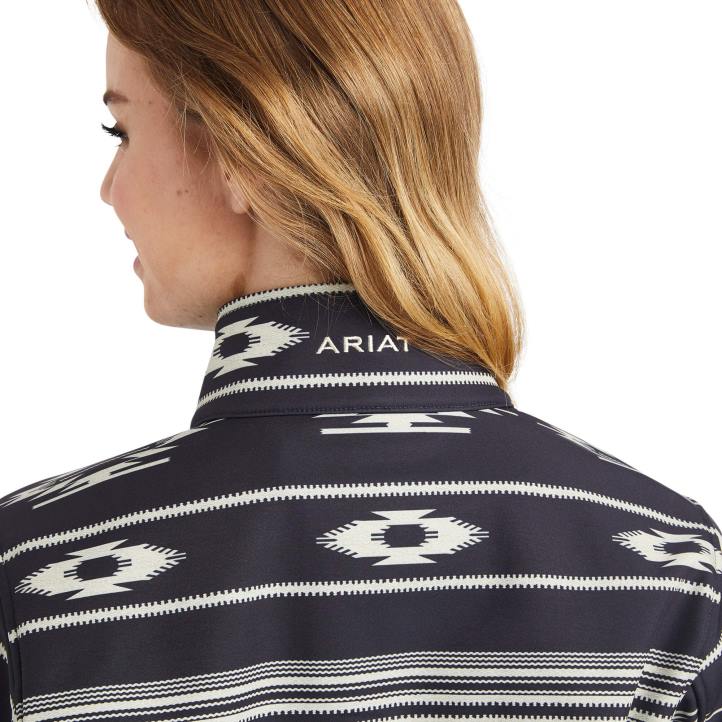 chaqueta softshell chimayo Ariat mujer rio chiquito negro/crema de mantequilla tapas 044J3491