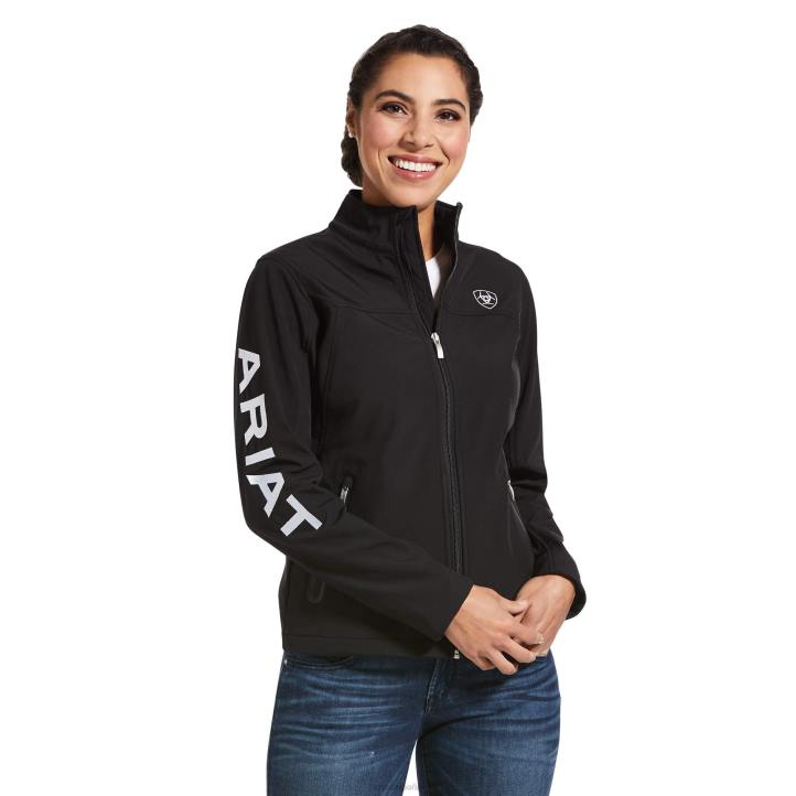 chaqueta softshell clásica del equipo usa/mex Ariat mujer negro tapas 044J3484