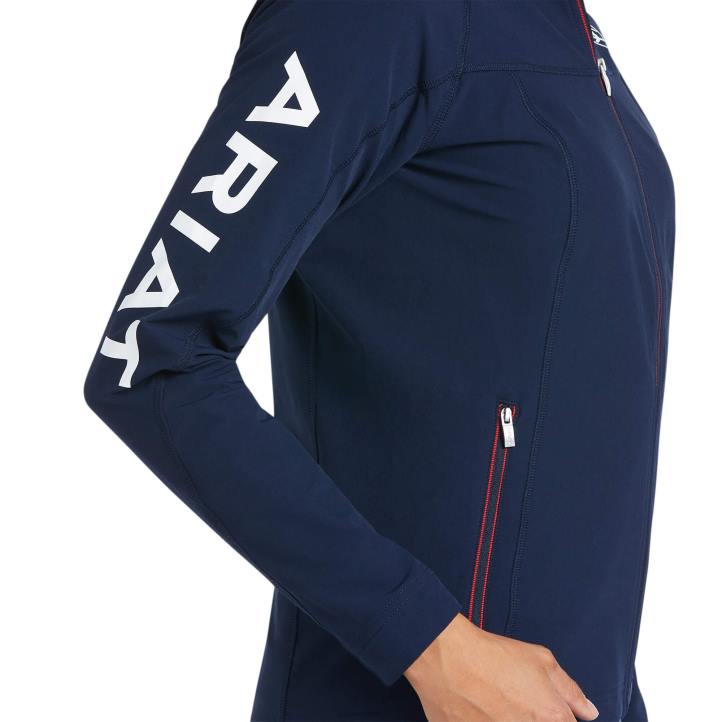chaqueta softshell ágil Ariat mujer equipo tapas 044J3530
