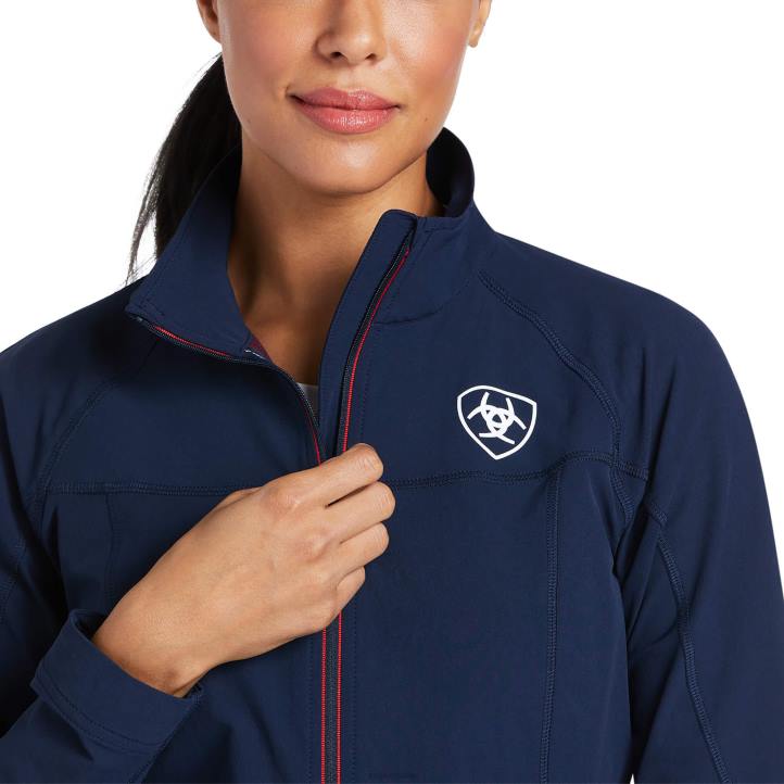 chaqueta softshell ágil Ariat mujer equipo tapas 044J3530