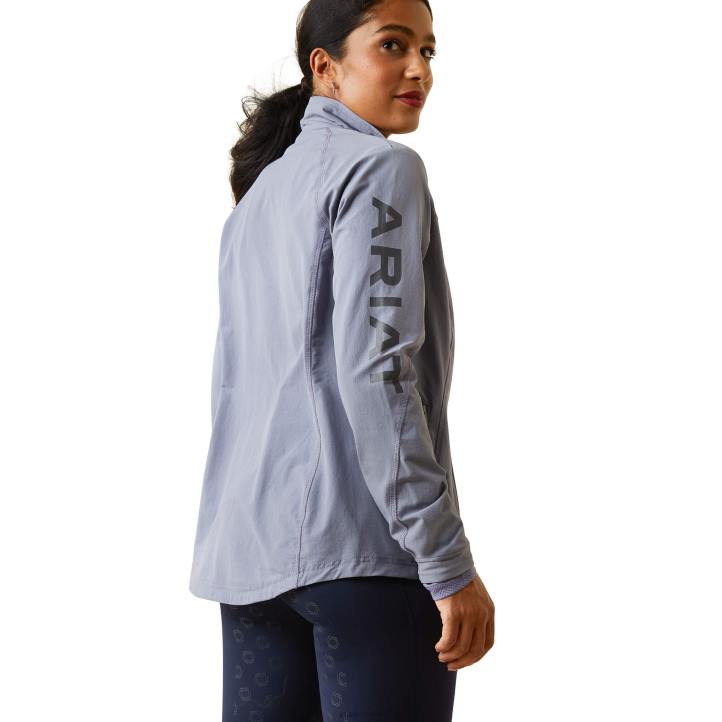 chaqueta softshell ágil Ariat mujer granito oscuro tapas 044J3534