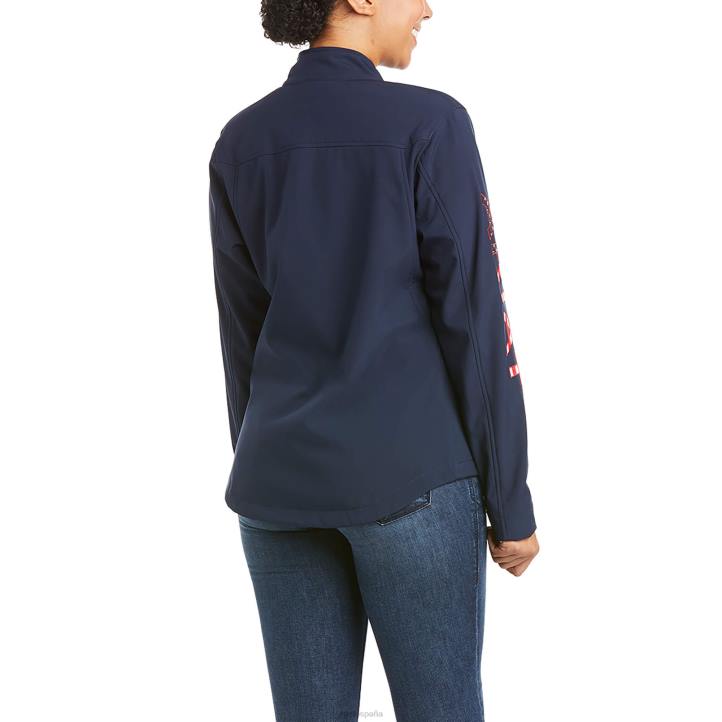 nueva chaqueta softshell del equipo Ariat mujer marina de ee.uu. tapas 044J3531