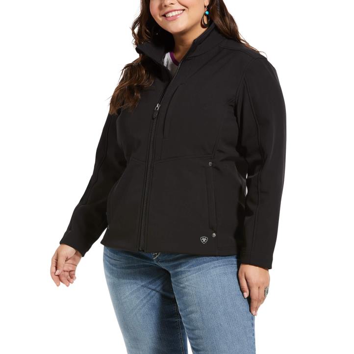 verdadera chaqueta softshell Ariat mujer negro tapas 044J3479