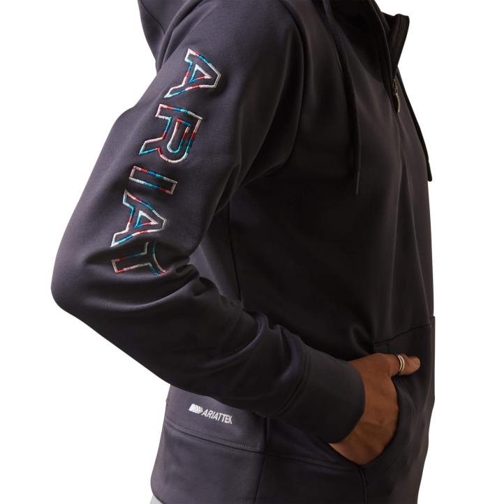 sudadera con capucha tek sudadera con capucha con 1/2 cremallera Ariat mujer periscopio tapas 044J3383