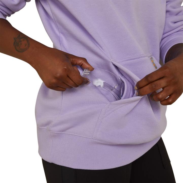 sudadera con capucha y cremallera de 1/2 rebar skills set Ariat mujer brezo lavanda tapas 044J3380