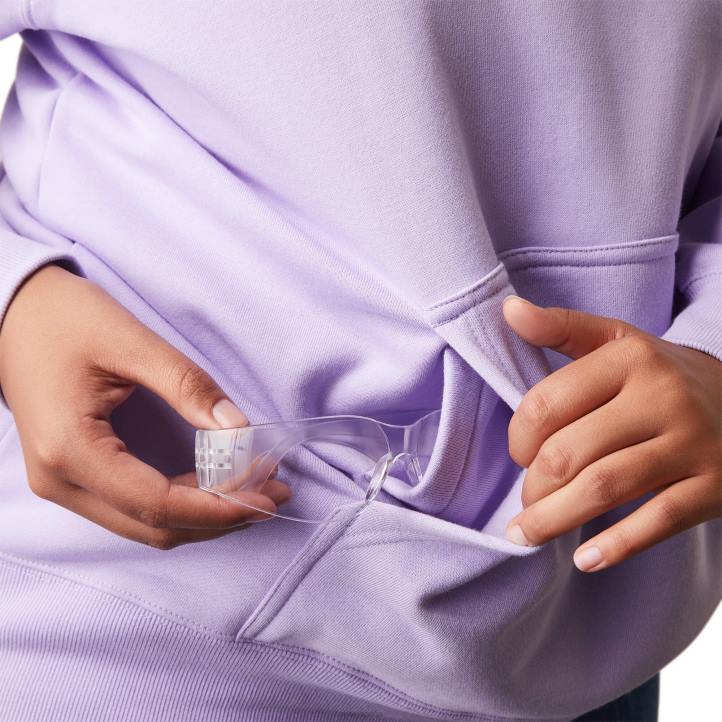 sudadera con capucha y cremallera de 1/2 rebar skills set Ariat mujer brezo lavanda tapas 044J3380