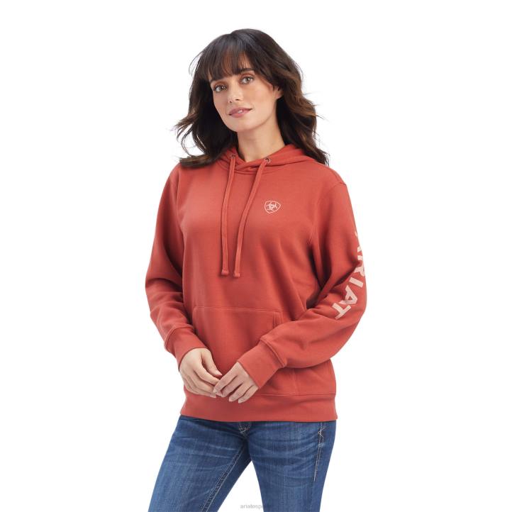 sudadera con capucha y logo en el brazo clásico real Ariat mujer Bossa Nova tapas 044J3413