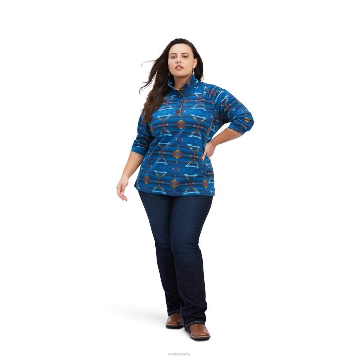 sudadera realmente cómoda Ariat mujer estampado de enebro tapas 044J3341