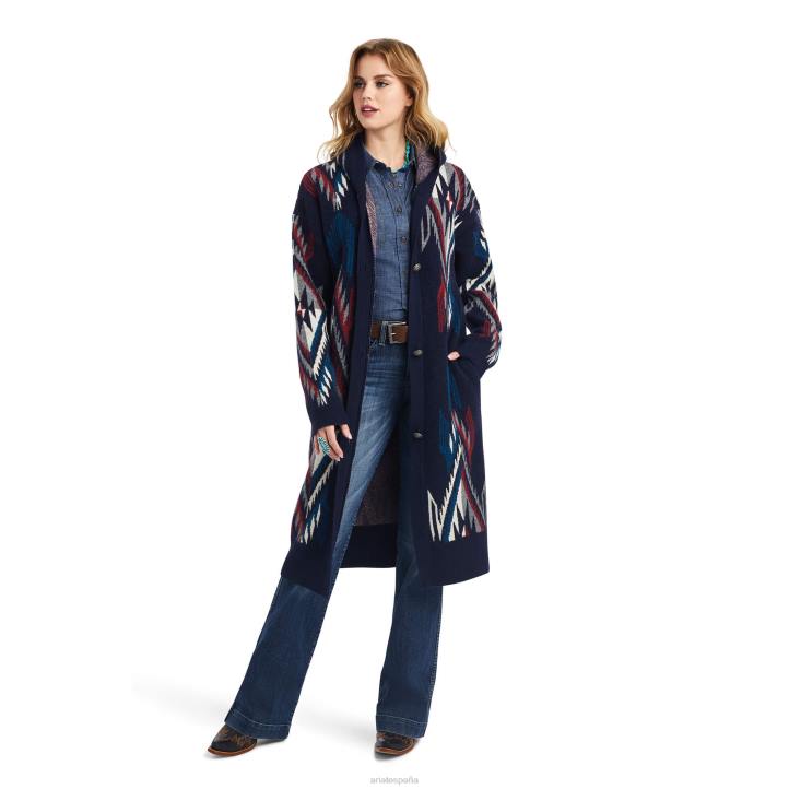 suéter coatigan chimayo Ariat mujer marina jcd tapas 044J3319