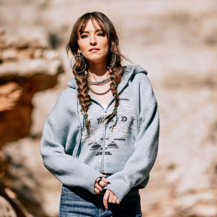 suéter de jardín de agave Ariat mujer ártico tapas 044J3339