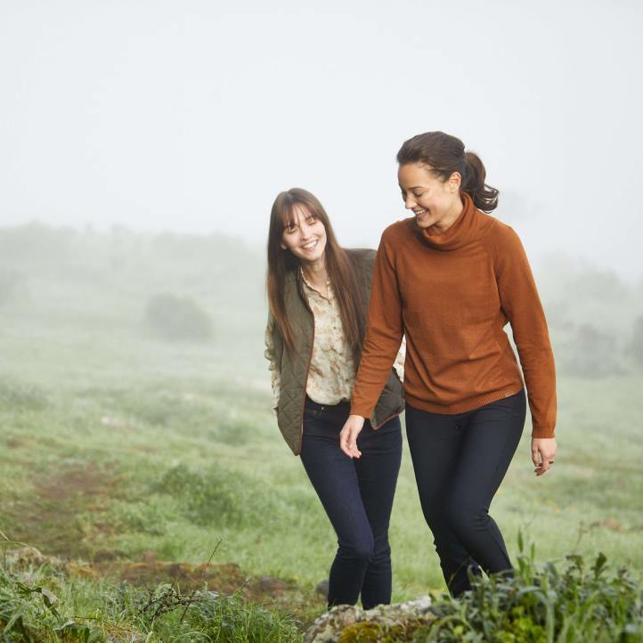 suéter lexi Ariat mujer castaña tapas 044J3356