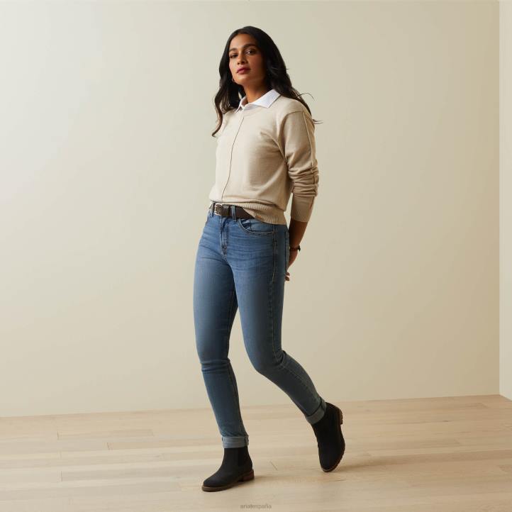 suéter península Ariat mujer avena tapas 044J3354