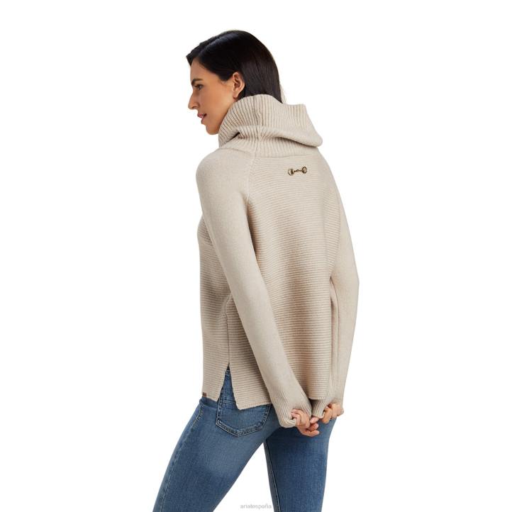 suéter tres chimeneas Ariat mujer avena tapas 044J3343