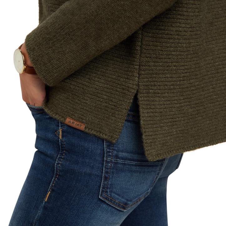 suéter tres chimeneas Ariat mujer tierra tapas 044J3336