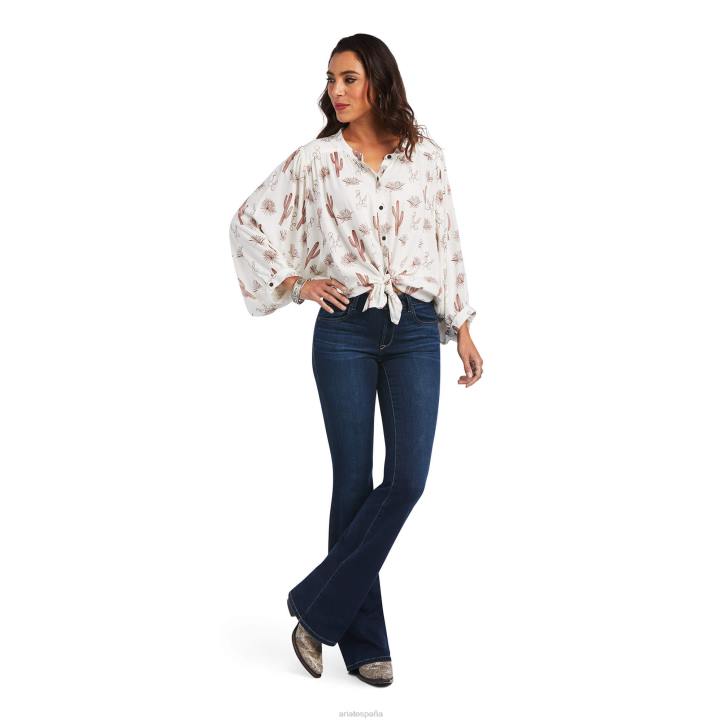 cima del desierto de cactus Ariat mujer impresión múltiple tapas 044J2808