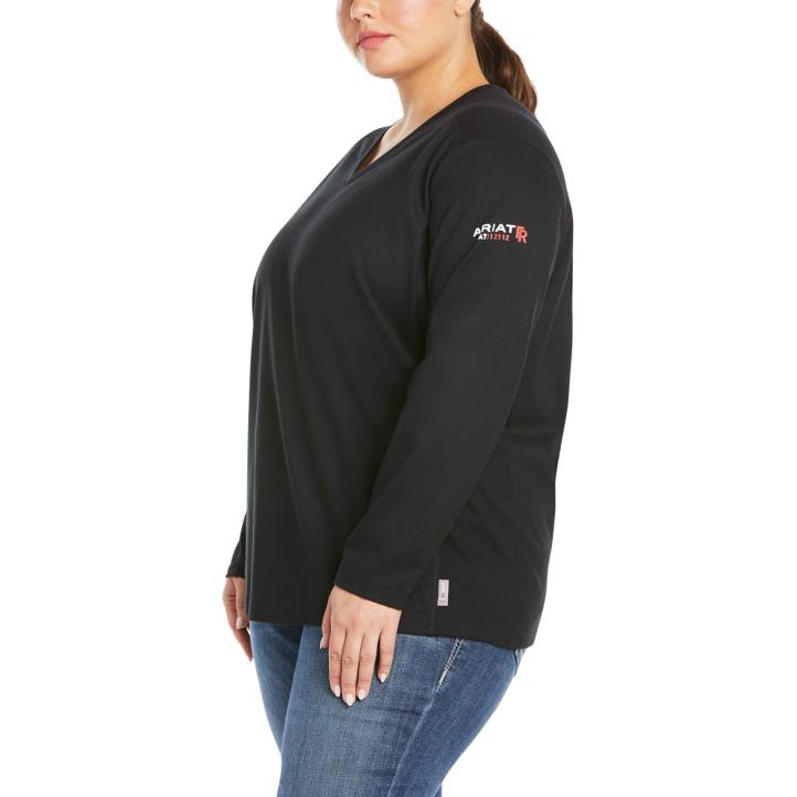 fr ac superior Ariat mujer negro tapas 044J3019