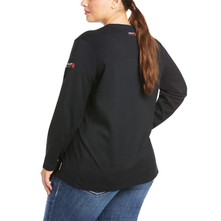 fr ac superior Ariat mujer negro tapas 044J3019