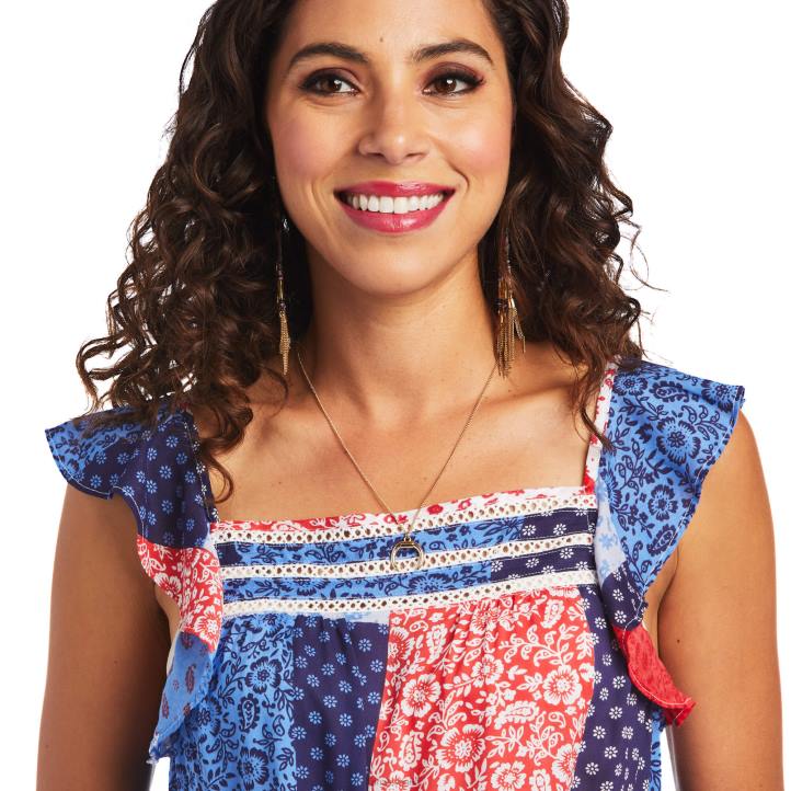 nota tanque Ariat mujer estampado de mosaicos tapas 044J3169