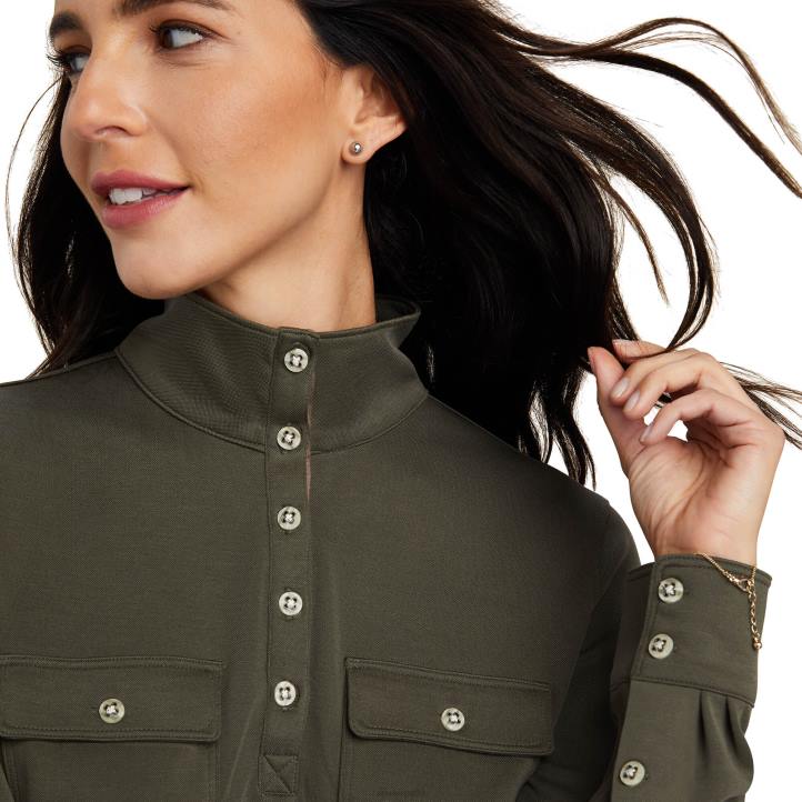 parte superior de overbrook Ariat mujer tierra tapas 044J3068