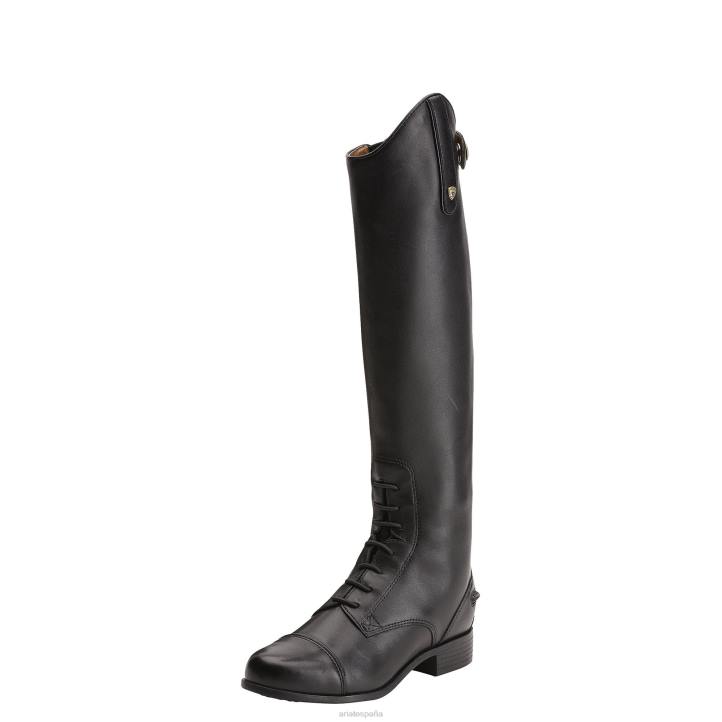 bota de montar alta con cremallera Heritage Contour Field Ariat niños negro calzado 044J3952