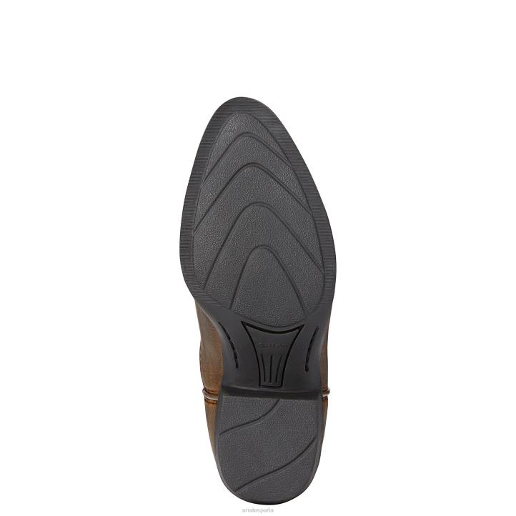 bota western estilo western Ariat niños marrón angustiado calzado 044J3829